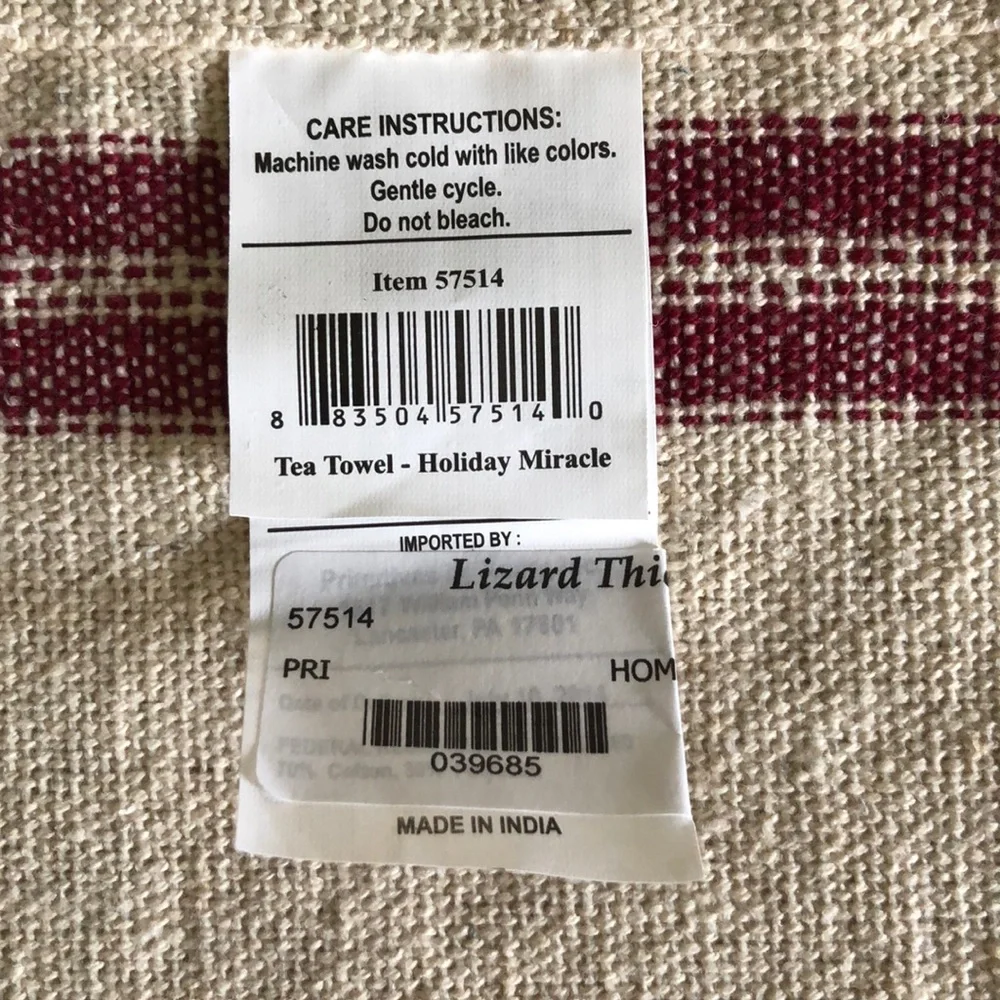 Holiday dish towel